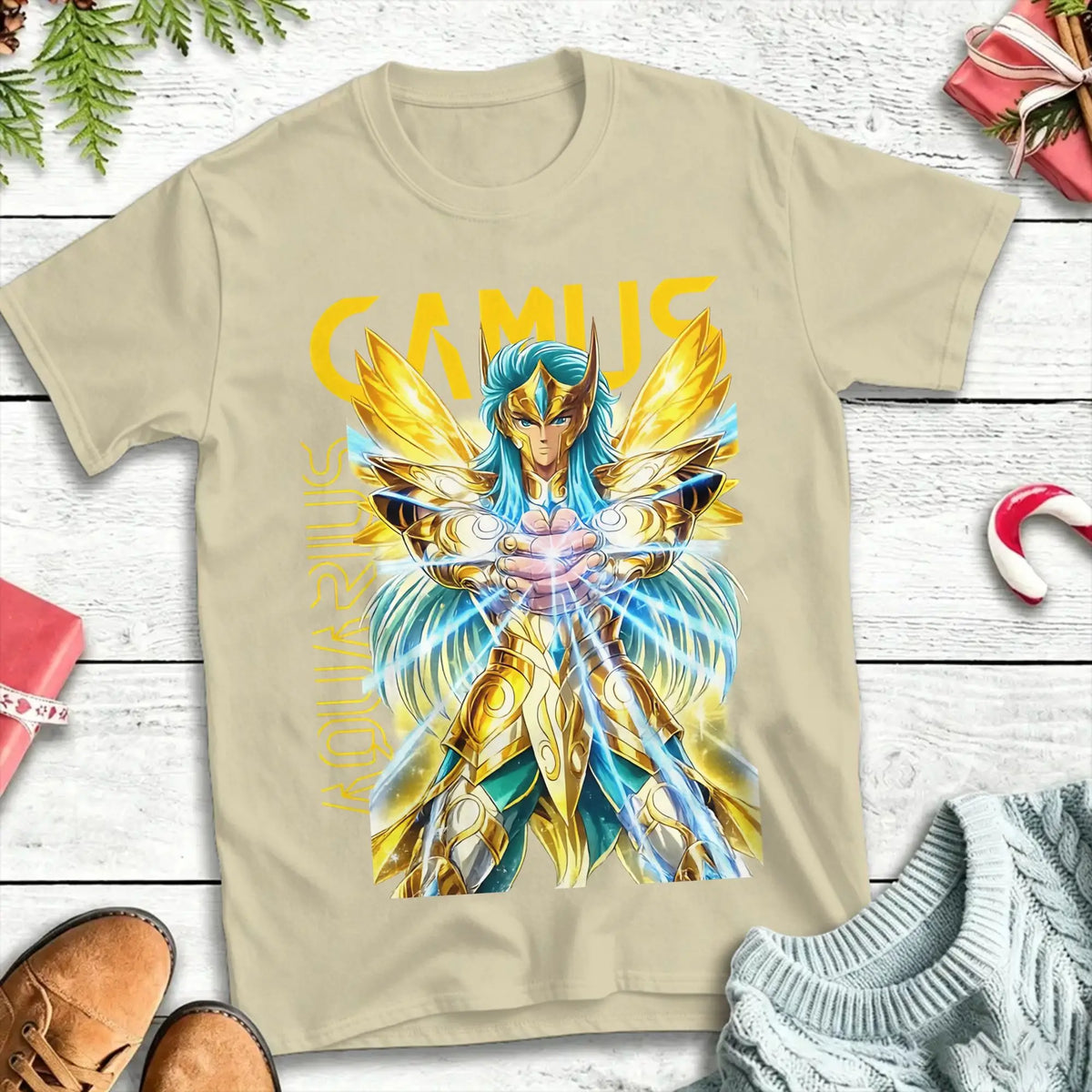 Oversized T Shirt Summer CAMUS KNIGHTS OF THE ZODIAC Fashion T-Shirts Cotton Tee Shirt for Couple Y2K Funny Short Sleeve Tees