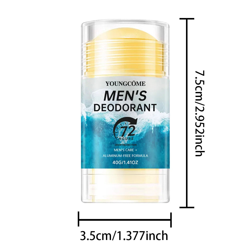 Body Deodorant 72H Anti Sweating Keep Drying Lasting Fragrance Remove Armpit Odor Underarm Refresh Sticks Fade Body Odor