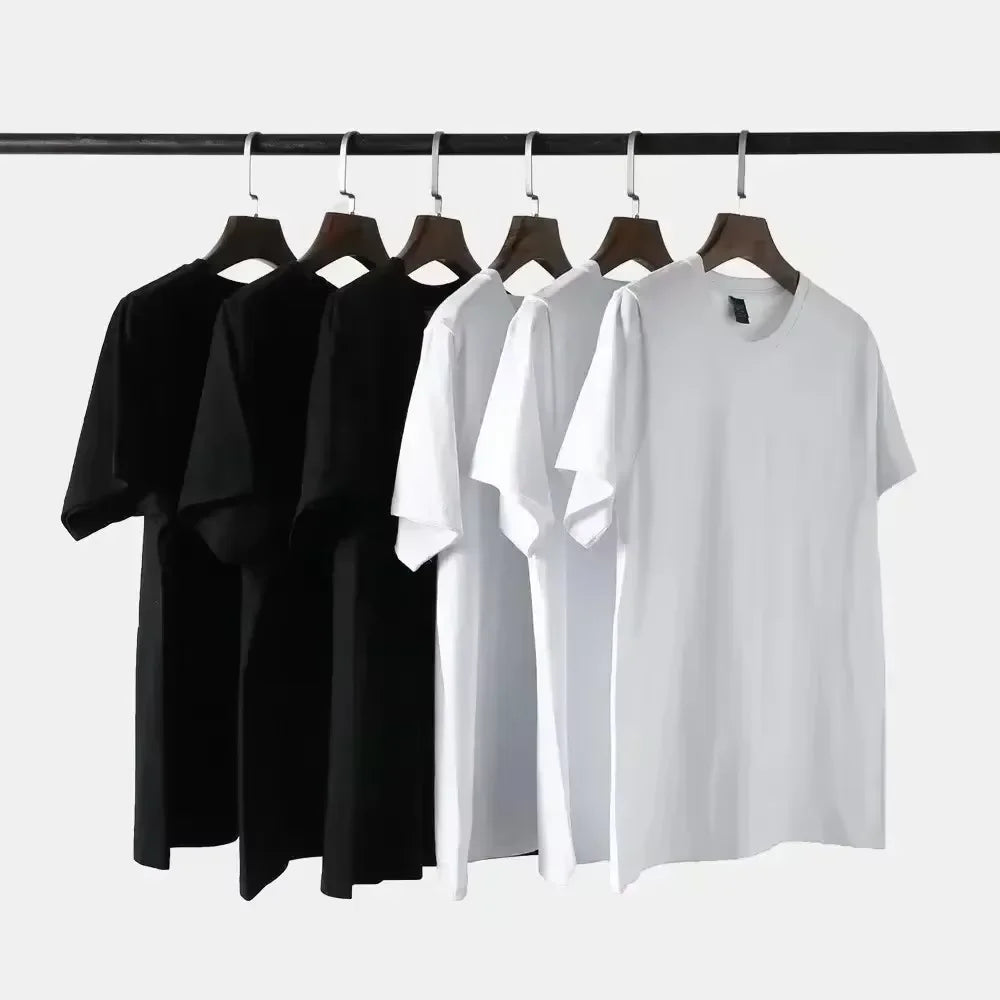 Cotton Short-sleeved T-shirt Stylish and Versatile Suitable for All Seasons Streetwear 2026 summer new Fashion Casual plus