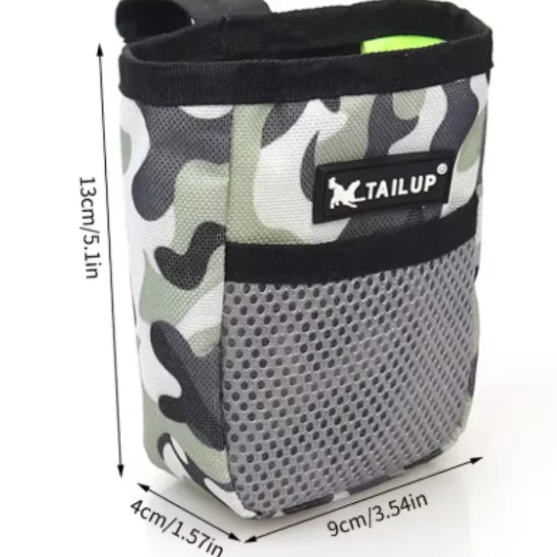 Pet Dog Puppy Training Treat Snack Bait Pet Feed Pocket Pouch Obedience Agility Pouch Food Bag Pocket Snack Reward Waist Bag