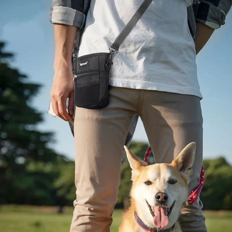 Pet Dog Puppy Training Treat Snack Bait Pet Feed Pocket Pouch Obedience Agility Pouch Food Bag Pocket Snack Reward Waist Bag