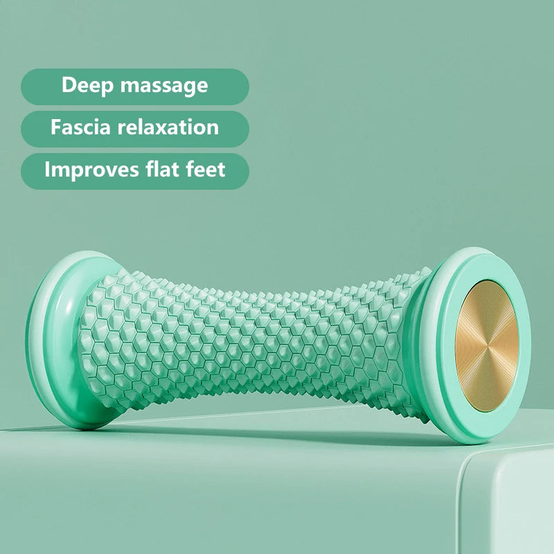 Foot Massager Massage Roller Yoga Massage Ball Plantar Fascia Roller Muscle Relaxation Care Plastic Manual Foot Massager Rollers