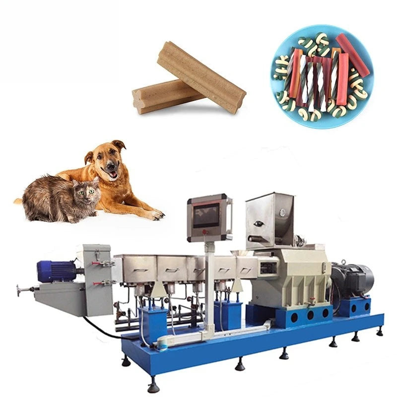 Good Pet Treats Dog Chews Food Making Machine Dog Treats Extruder Machine