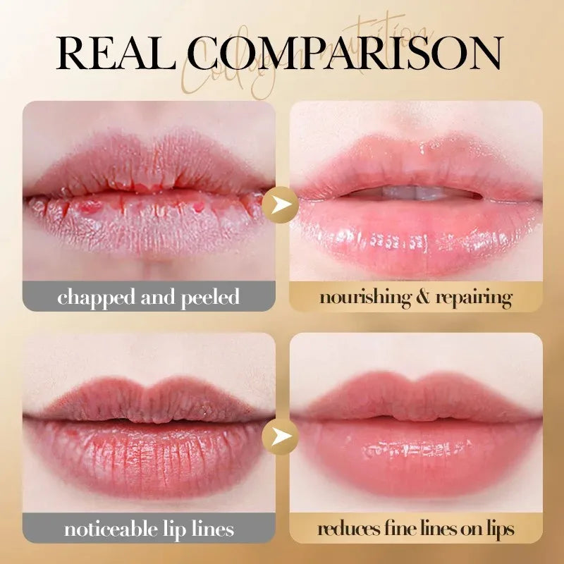Collagen Moisturizing Lip Balm, Nourishing and Anti-Cracking, Long-Lasting Hydration, Moisturizes Lips