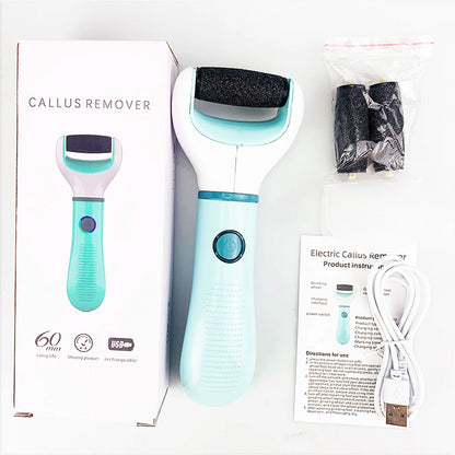 Electric Foot Grinder Dead Skin Remover Feet Scrubber Callus Shaver Remove Dry Dead Cracked Safe Foot Care Tool