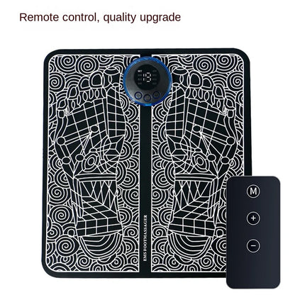 Electric EMS Foot Massager Pad Portable Foldable Massage Mat Muscle Stimulation Improve Blood Circulation Relief Pain Relax Feet