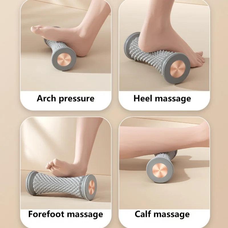 Foot Massager Massage Roller Yoga Massage Ball Plantar Fascia Roller Muscle Relaxation Care Plastic Manual Foot Massager Rollers
