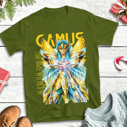 Oversized T Shirt Summer CAMUS KNIGHTS OF THE ZODIAC Fashion T-Shirts  Cotton Tee Shirt for Couple Y2K Funny Short Sleeve Tees
