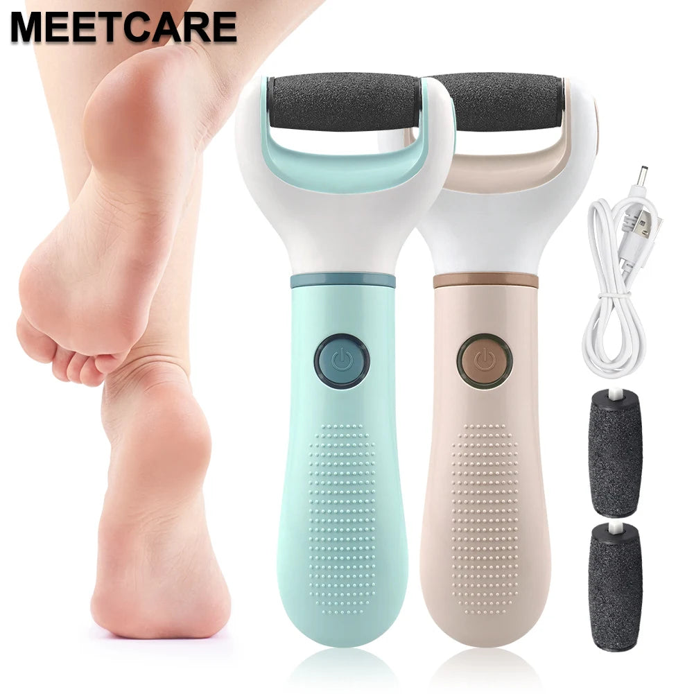 Electric Foot Grinder Dead Skin Remover Feet Scrubber Callus Shaver Remove Dry Dead Cracked Safe Foot Care Tool