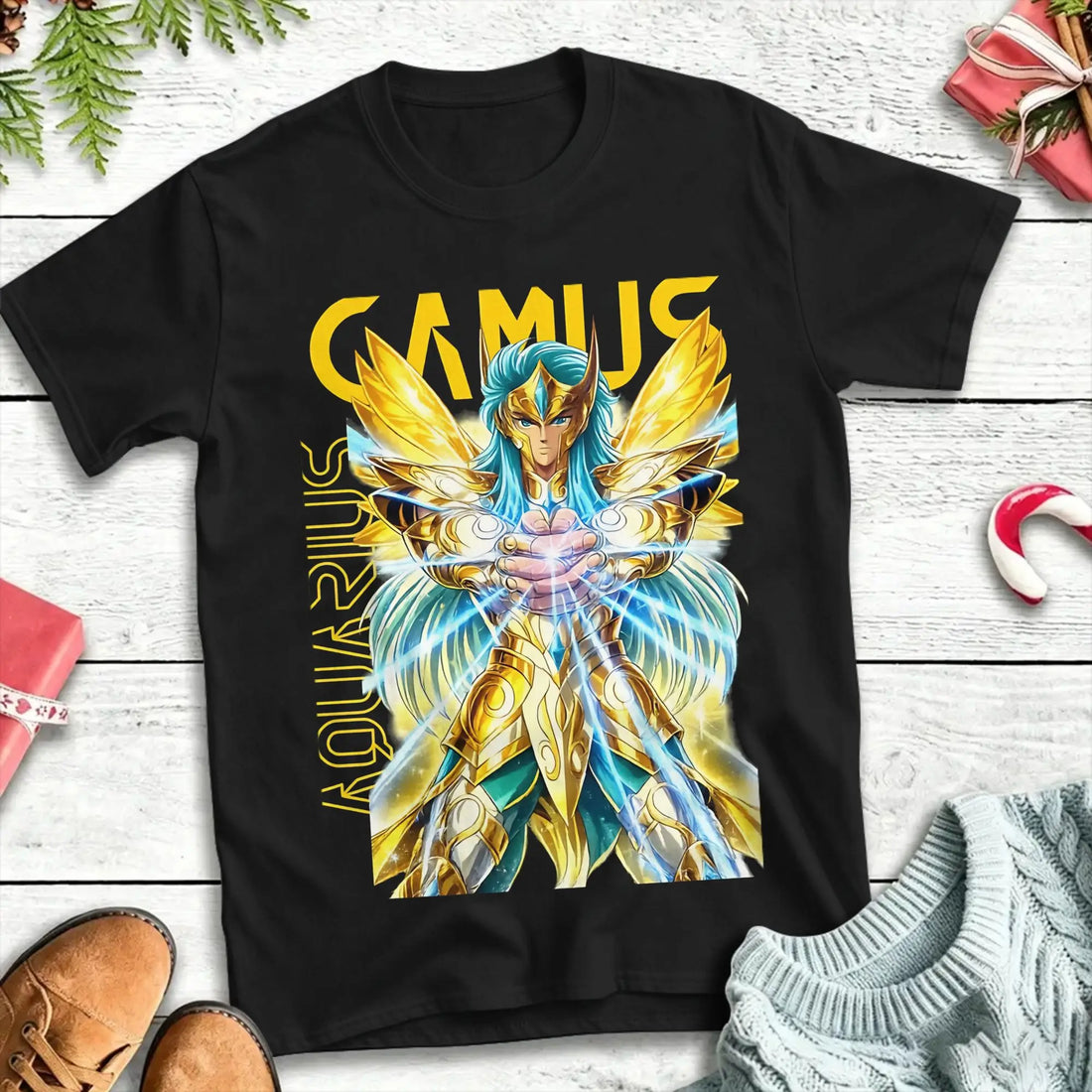 Oversized T Shirt Summer CAMUS KNIGHTS OF THE ZODIAC Fashion T-Shirts  Cotton Tee Shirt for Couple Y2K Funny Short Sleeve Tees