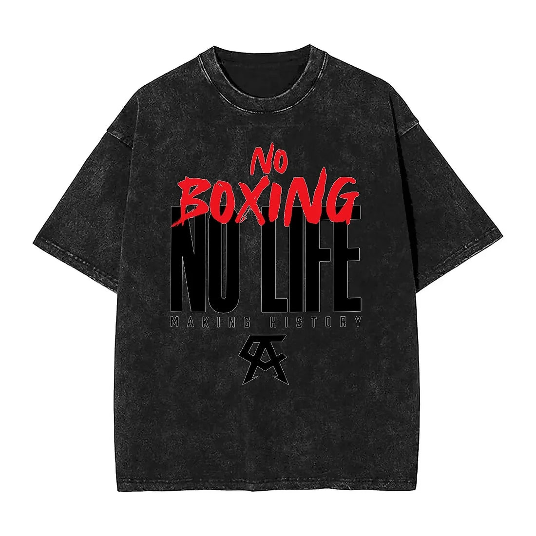 Oversized Washed T-Shirt Canelo No Boxing No Life Cotton T Shirts  Popular Tshirt for Couple Summer Aesthetic Custom Top Tees