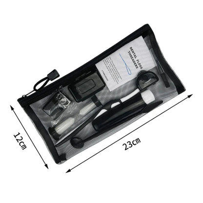 8pcs/set Dental Orthodontic Cleaning Kit Toothbrush Orthodontic Dental Cleaning Kit Travel Dental Kit Interdental Brush