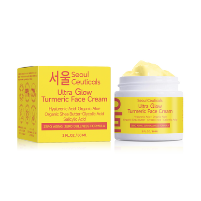Turmeric Face Moisturizing Cream Hydrating Skin Nourishing Glow Locking Anti Oxidant Soothing Daily Facial Lotion Self Care