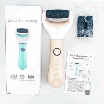 Electric Foot Grinder Dead Skin Remover Feet Scrubber Callus Shaver Remove Dry Dead Cracked Safe Foot Care Tool