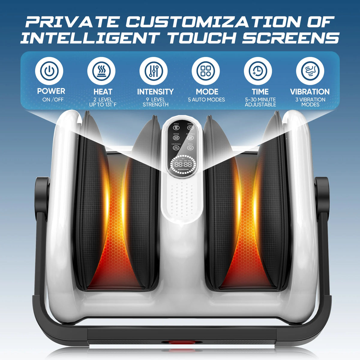 Electric Foot Massage Machine With Heat Remote Home Foot Calf Arm Three-in-one Massager Leg Beauty Machine Kneading Air Massager