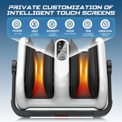 Electric Foot Massage Machine With Heat Remote Home Foot Calf Arm Three-in-one Massager Leg Beauty Machine Kneading Air Massager