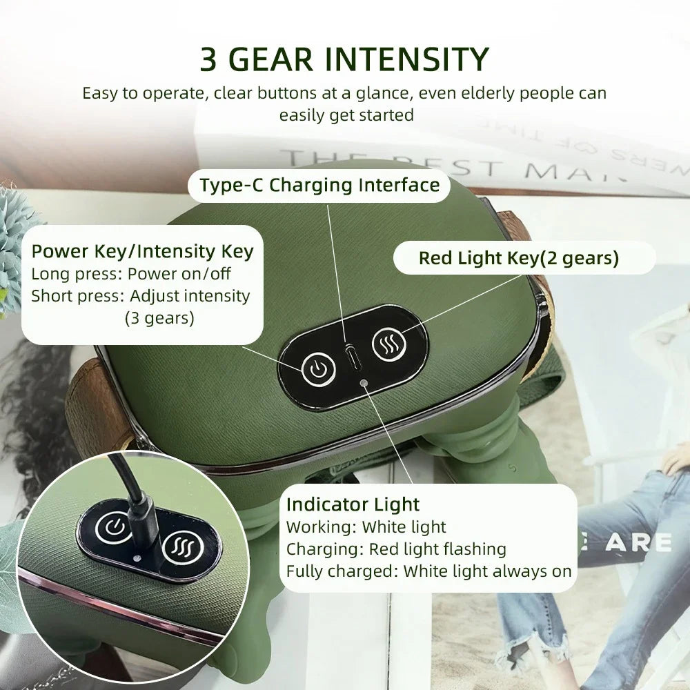 Shoulder Neck Massager Portable Heated Cervical Neck Massager for Pain Relief Muscle Relax Simulating Human Hands Neck Massager