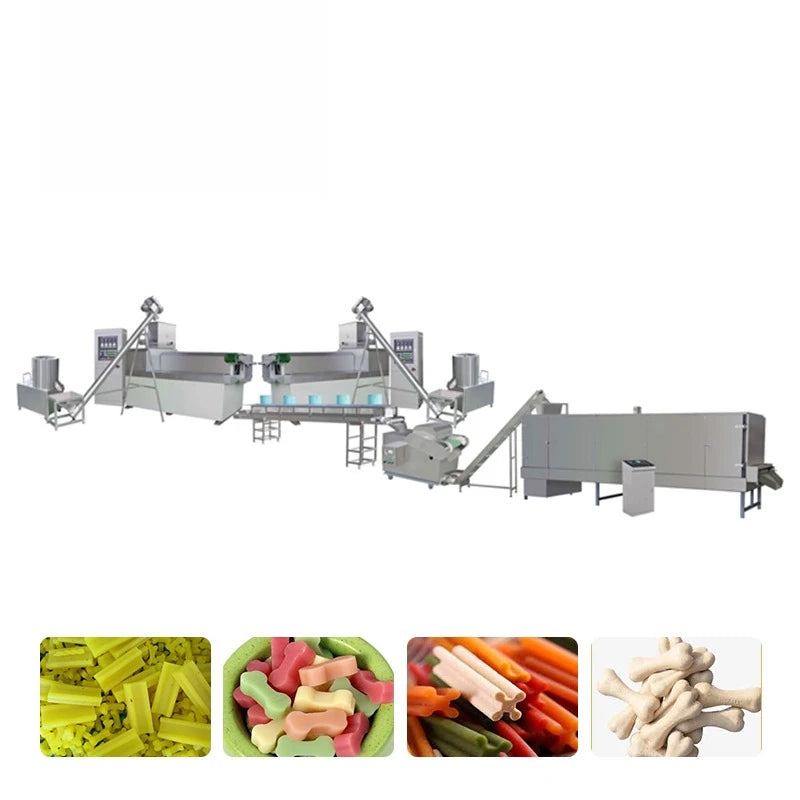Good Pet Treats Dog Chews Food Making Machine Dog Treats Extruder Machine