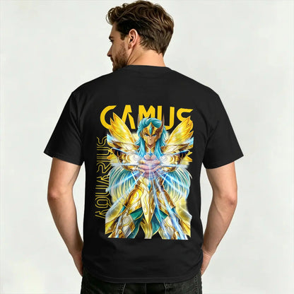 Oversized T Shirt Summer CAMUS KNIGHTS OF THE ZODIAC Fashion T-Shirts  Cotton Tee Shirt for Couple Y2K Funny Short Sleeve Tees