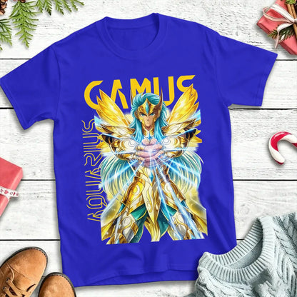 Oversized T Shirt Summer CAMUS KNIGHTS OF THE ZODIAC Fashion T-Shirts  Cotton Tee Shirt for Couple Y2K Funny Short Sleeve Tees