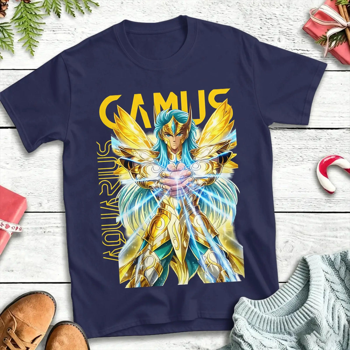 Oversized T Shirt Summer CAMUS KNIGHTS OF THE ZODIAC Fashion T-Shirts  Cotton Tee Shirt for Couple Y2K Funny Short Sleeve Tees