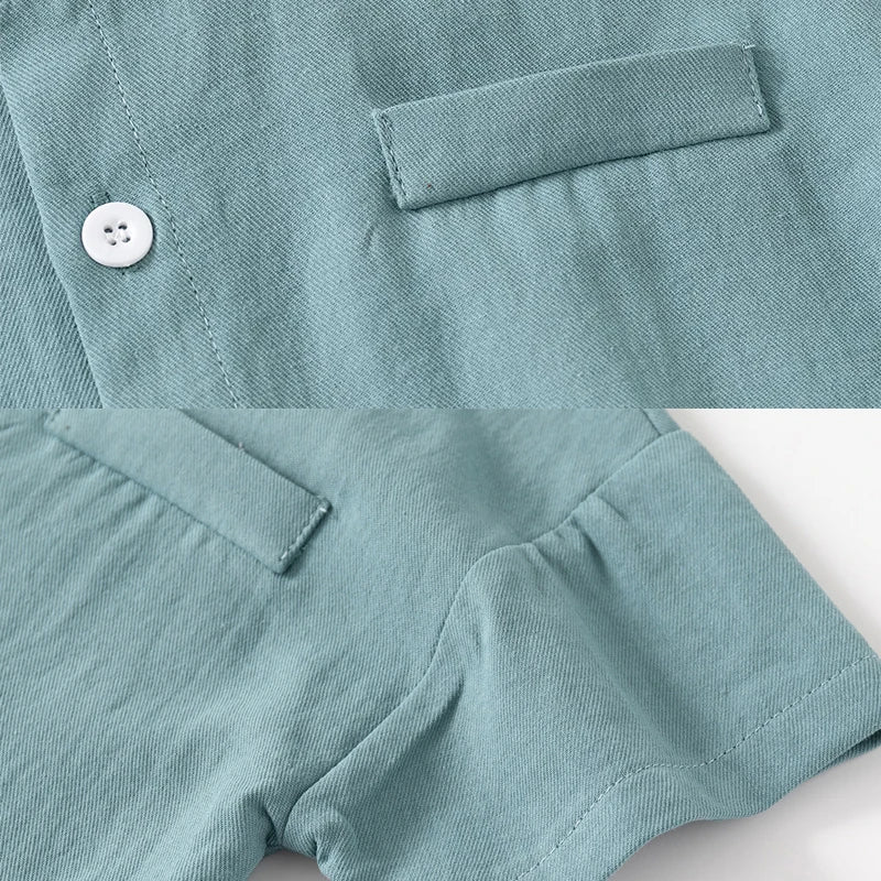 Basic White Shirts for Boys Clothes Summer 100Cotton Short Sleeve Kids Tops 2025 Toddler Boy Shirt Blue Children 2 to 8 Years