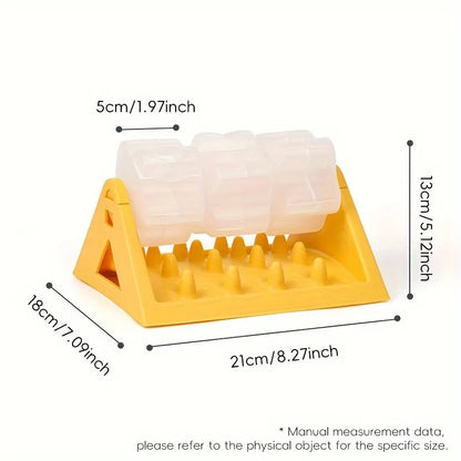 Interactive Dog Food Dispenser Toy - Puzzle Feeder with Leak-Proof Design, Slow-Feeding Design &amp; Durable PP Material for Dogs