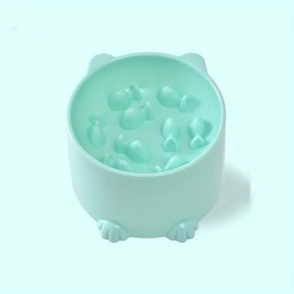 Cat Food Bowl, Rice Bowl, Slow Food, High Feet, Anti Choking Bowl, Cat Basin, Anti Choking, Anti Choking Neck, Relieve Anxiety