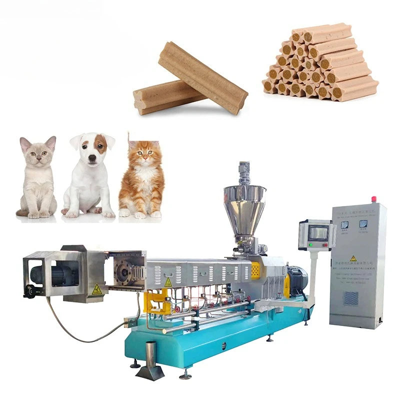 Good Pet Treats Dog Chews Food Making Machine Dog Treats Extruder Machine