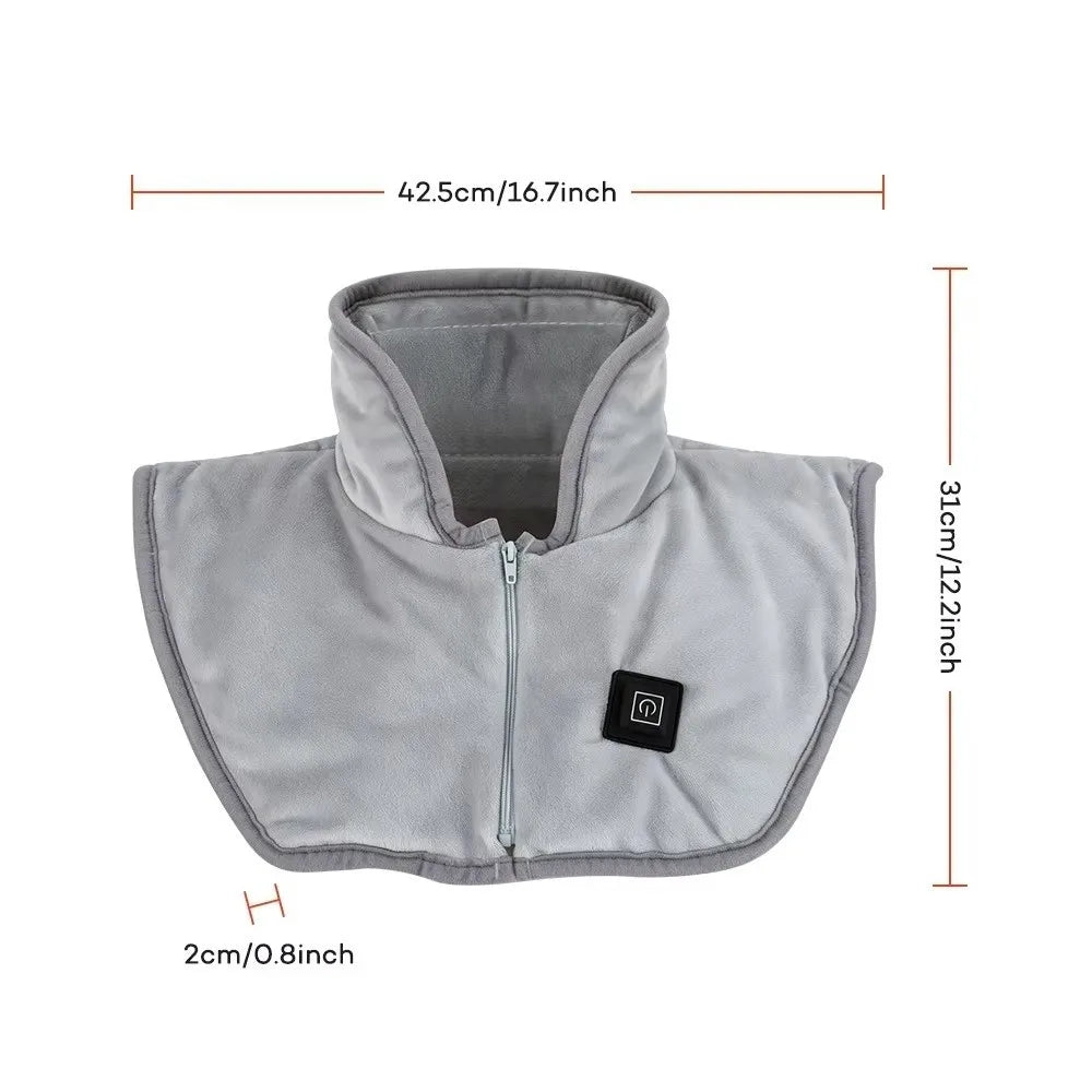 3 Heat Settings Heated Shoulder Wrap Smart NTC Control Fast Heated Electric Neck Warmer Washable Soft Hot Compress Heating Shawl