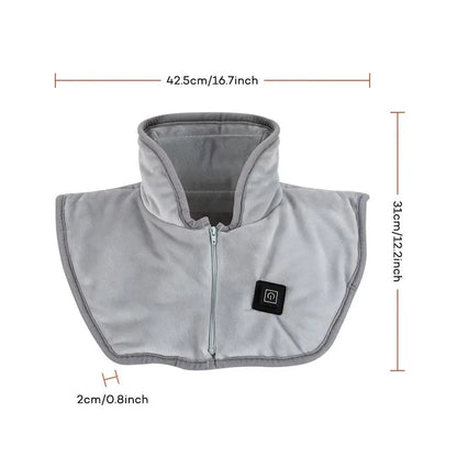 3 Heat Settings Heated Shoulder Wrap Smart NTC Control Fast Heated Electric Neck Warmer Washable Soft Hot Compress Heating Shawl