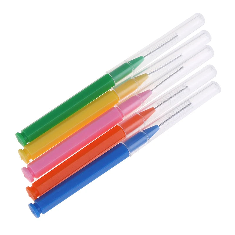 30pcs/lot terdental Brush Denta Floss Interdental Cleaners  Dental Teeth Brush Toothpick Oral Care Tool