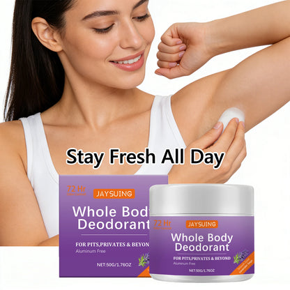 Whole Body Deodorant for Intimate Part Remove Armpit Odor Reduce Underarm Bad Smell Sweating Lasting Refreshing Aroma Skin Cream