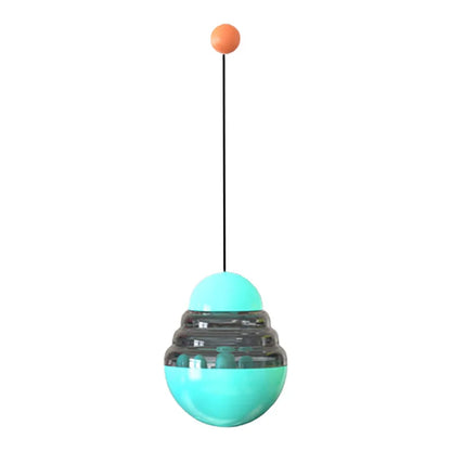 Dog Interactive Food Dispenser Toys Small Dogs Cats Pet IQ Training Improve Kitten Puppy Slow Shaking Leak Feeder Food Container