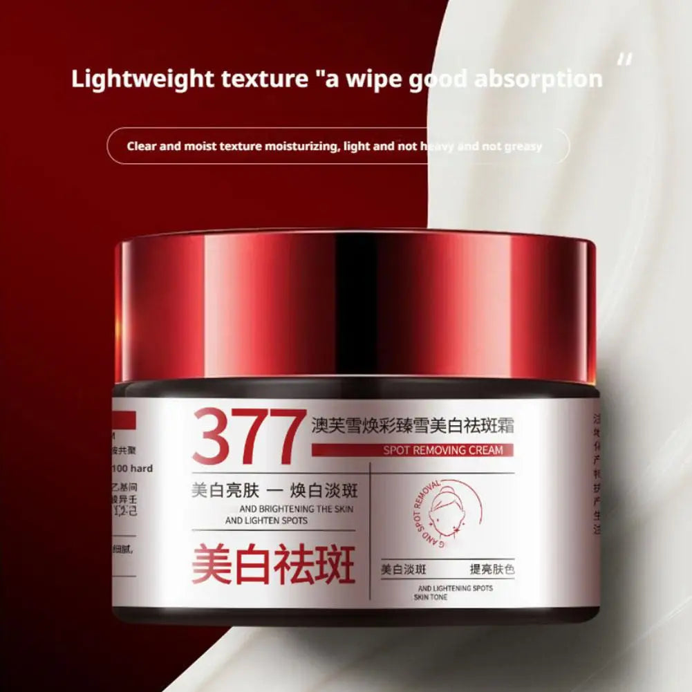 377 Facial Cream,Hydration Facial Moisturizer Skincare For All Skin Types Gentle &amp; Low-Irritant Formula Rejuvenating Cream