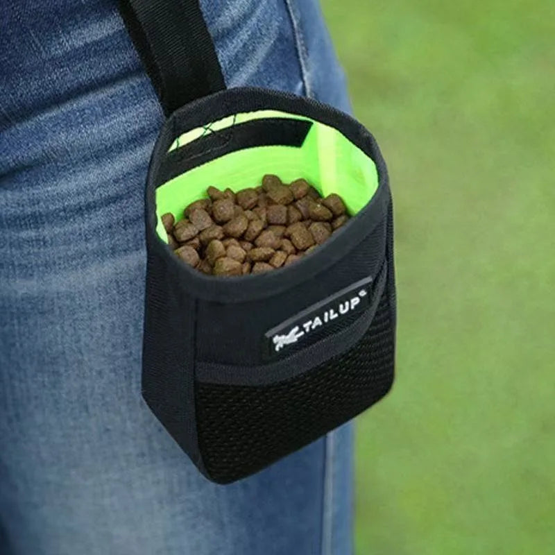 Pet Dog Puppy Training Treat Snack Bait Pet Feed Pocket Pouch Obedience Agility Pouch Food Bag Pocket Snack Reward Waist Bag