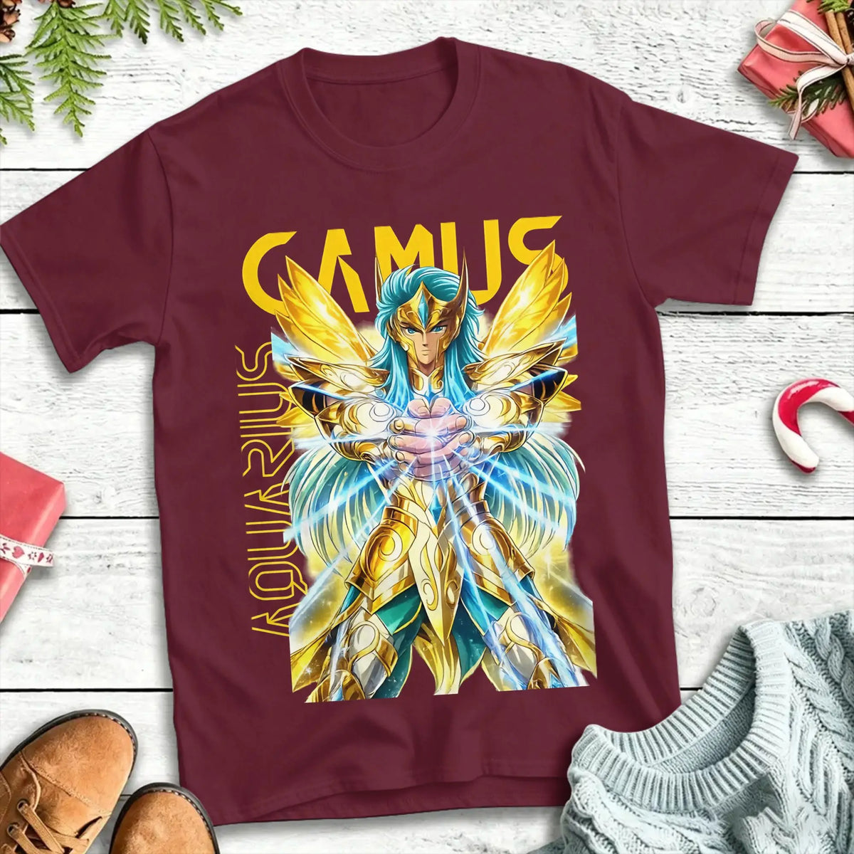 Oversized T Shirt Summer CAMUS KNIGHTS OF THE ZODIAC Fashion T-Shirts  Cotton Tee Shirt for Couple Y2K Funny Short Sleeve Tees