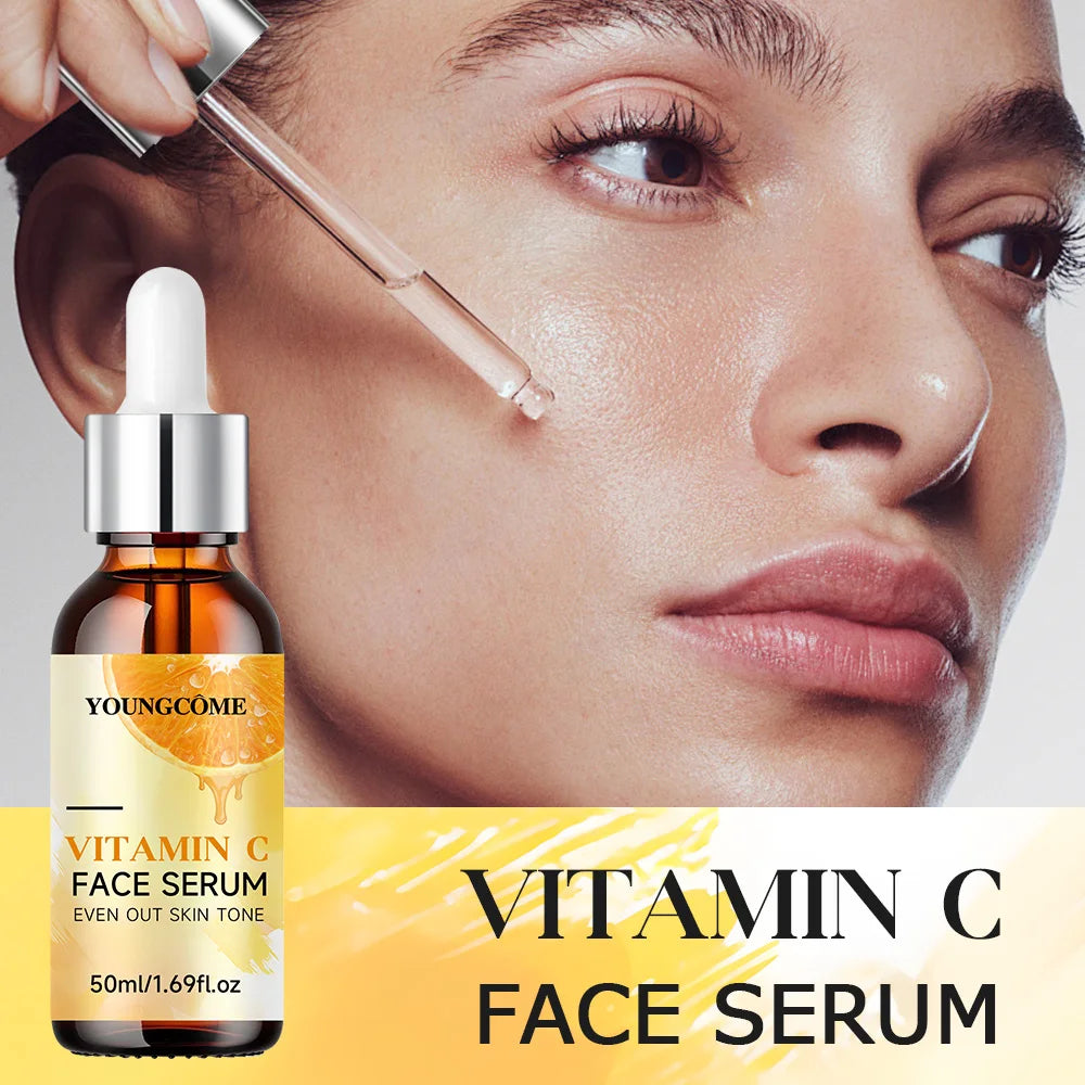 Facial Moisturizing Essence 30ml/50ml-Rich in Vitamin C,Aloe Vera and Hyaluronic Acid, moisturizes, brightens tightens the skin