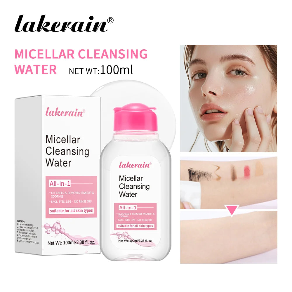 100ml Micellar Cleaning Water Hydrating Facial Cleanser Deep  Makeup Remover Cleaning Water Refresh Hydrate Cleansing Skin