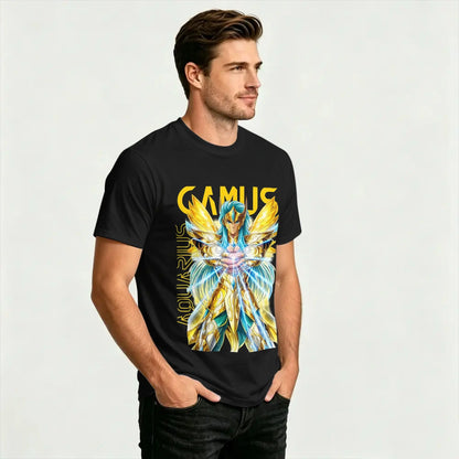 Oversized T Shirt Summer CAMUS KNIGHTS OF THE ZODIAC Fashion T-Shirts  Cotton Tee Shirt for Couple Y2K Funny Short Sleeve Tees