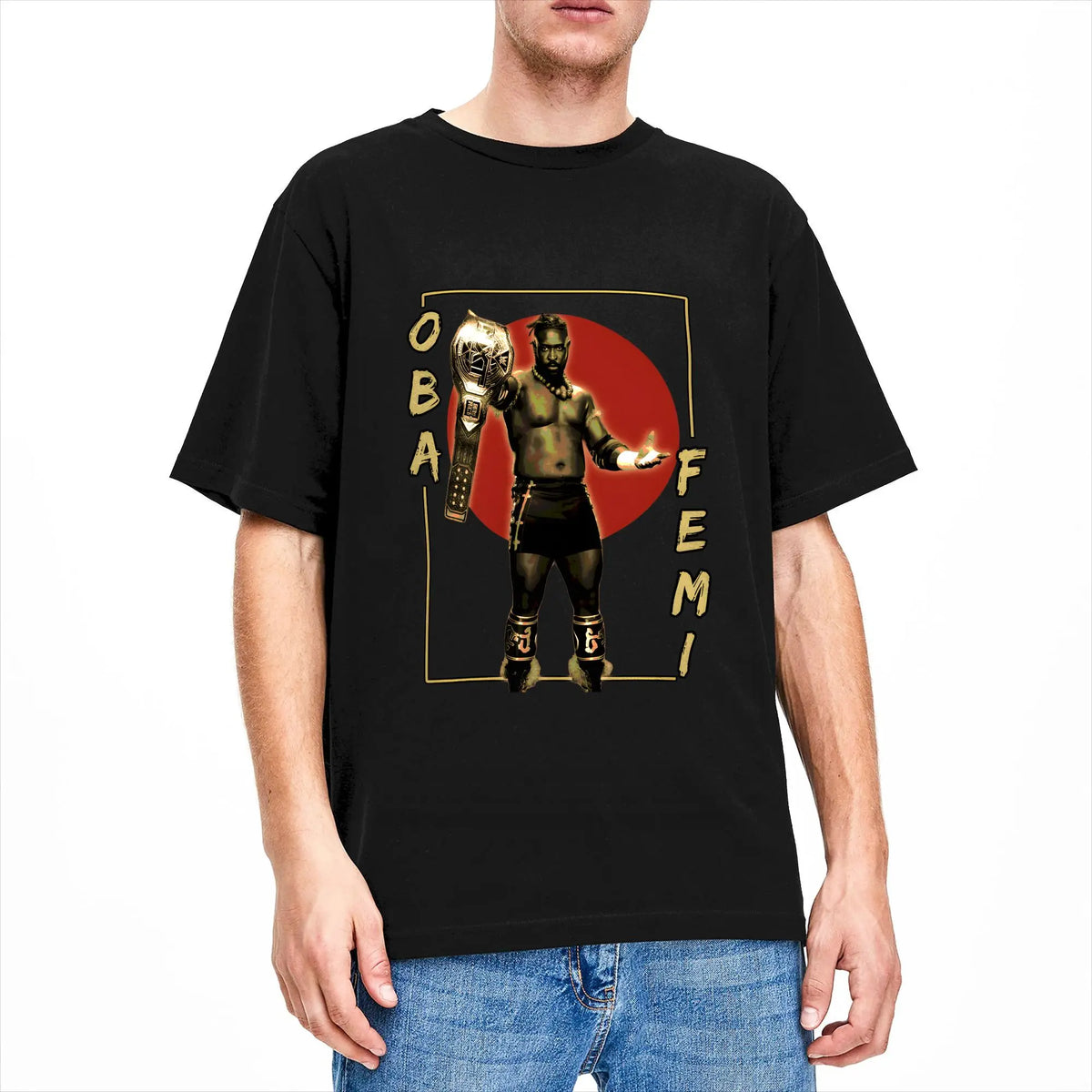 Oversized T-Shirt Oba Femi Poster Design Cotton T-Shirts  Fashion Tshirt for Men Summer Aesthetic Casual Short Sleeve Clothes