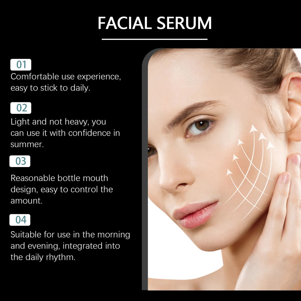 Facial Care Essence, Moisturizing, Radiance - Boosting, Lightweight, Hydrating, Smooth, Soft &amp; Elastic Skin, Skincare Serum