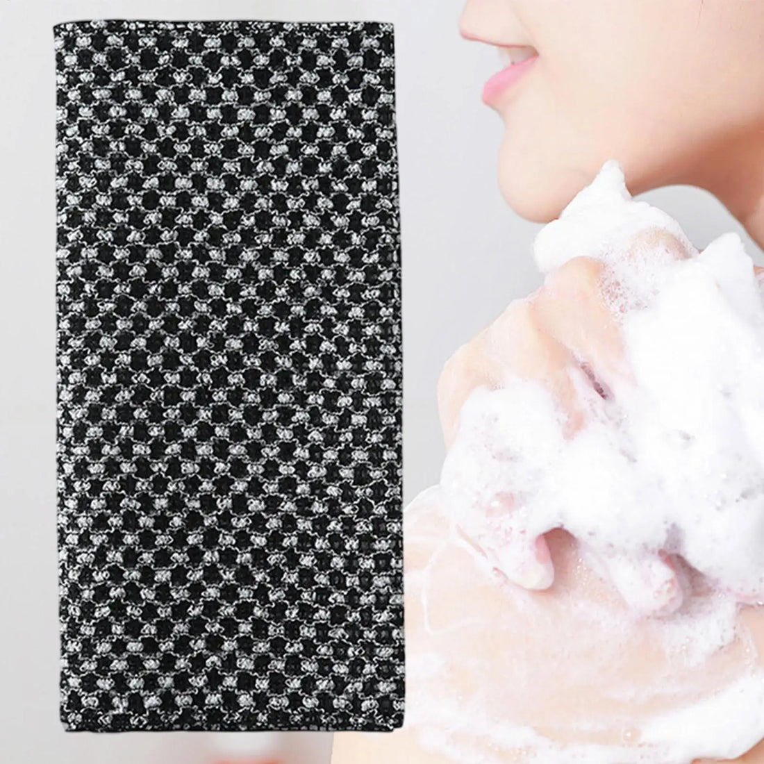 Body Exfoliator Towel Bath Body Back Wash Cloth Towel Bath Scrubber Exfoliating Scrub Shower Sponge Body Bathroom Accessories