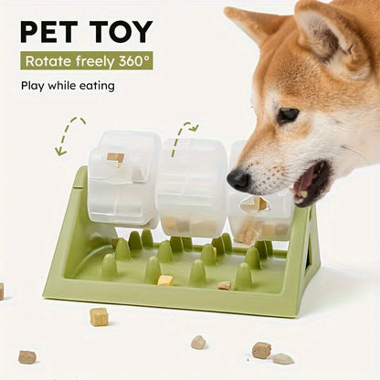Interactive Dog Food Dispenser Toy - Puzzle Feeder with Leak-Proof Design, Slow-Feeding Design &amp; Durable PP Material for Dogs