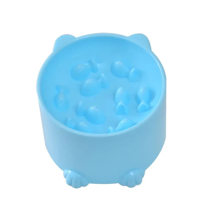 Cat Food Bowl, Rice Bowl, Slow Food, High Feet, Anti Choking Bowl, Cat Basin, Anti Choking, Anti Choking Neck, Relieve Anxiety