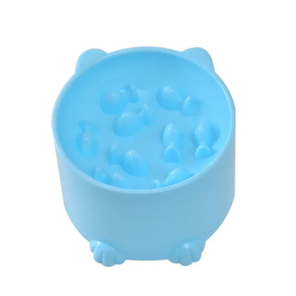 Cat Food Bowl, Rice Bowl, Slow Food, High Feet, Anti Choking Bowl, Cat Basin, Anti Choking, Anti Choking Neck, Relieve Anxiety