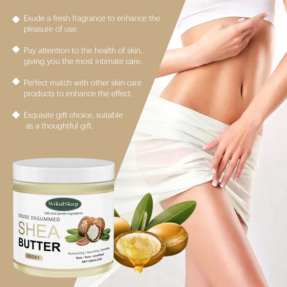 Natural Shea Butter Organic Removes Dry Skin on the Legs Arm Buttocks Deep Hydration Moisturizing Skin Crack Remover Moisturizer